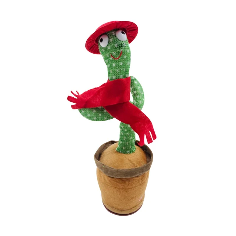 اسباب بازی ناب سل مدل کاکتوس موزیکال رقاص چراغدار شارژی طرح کلاه دار DANCING CACTUS NAAB0222