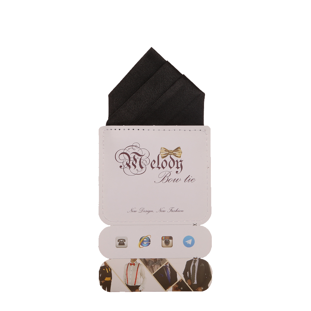 دستمال جیب مردانه ملودی مدل PS5106MSSblk