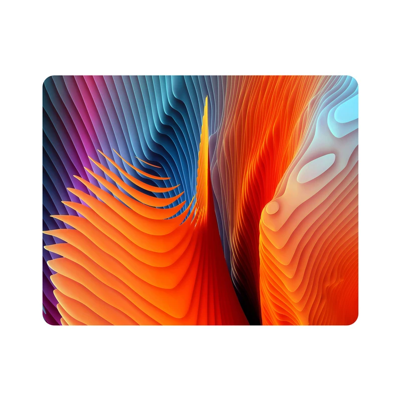 ماوس پد اطلس آبی طرح رنگ های انتزاعی مدل T1202