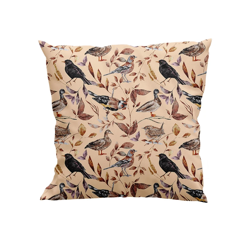 کوسن پاد آفرین مدل پرنده و برگ کد DKK588