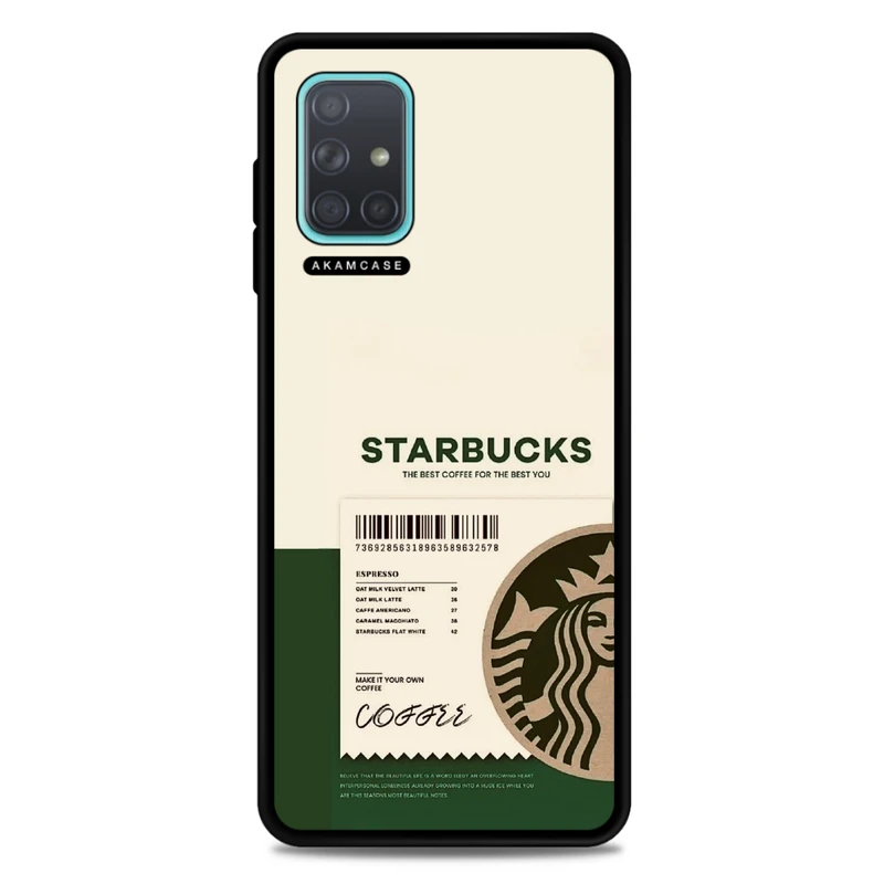 کاور آکام مدل AMC-WSGA71-STARBUCKS-43 مناسب برای گوشی موبایل سامسونگ Galaxy A71