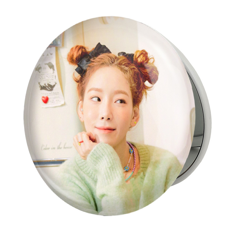 آینه جیبی خندالو طرح تهیون گروه گرلز جنریشن Girls Generation مدل تاشو کد 21680 