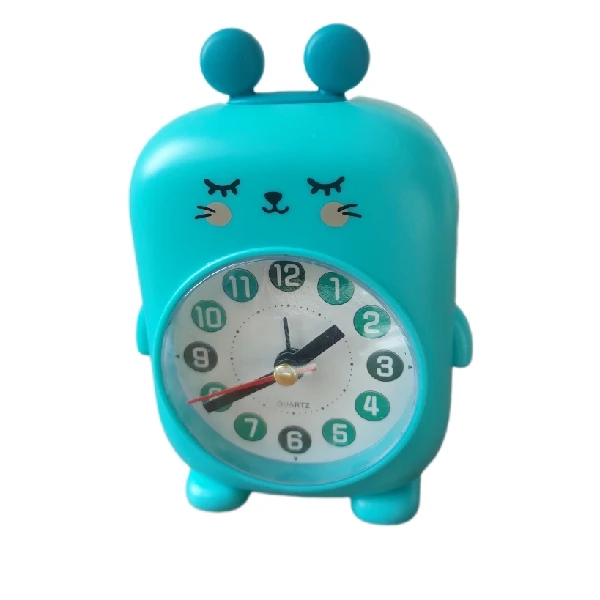 ساعت رومیزی کودک مدل آلارم دار فانتزی طرح قورباغه 