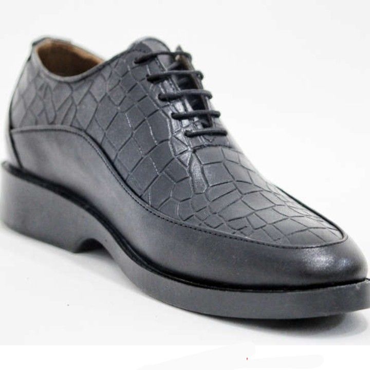 کفش مردانه مدل مجلسی سنگی 2 رنگ مشکی -  - 4