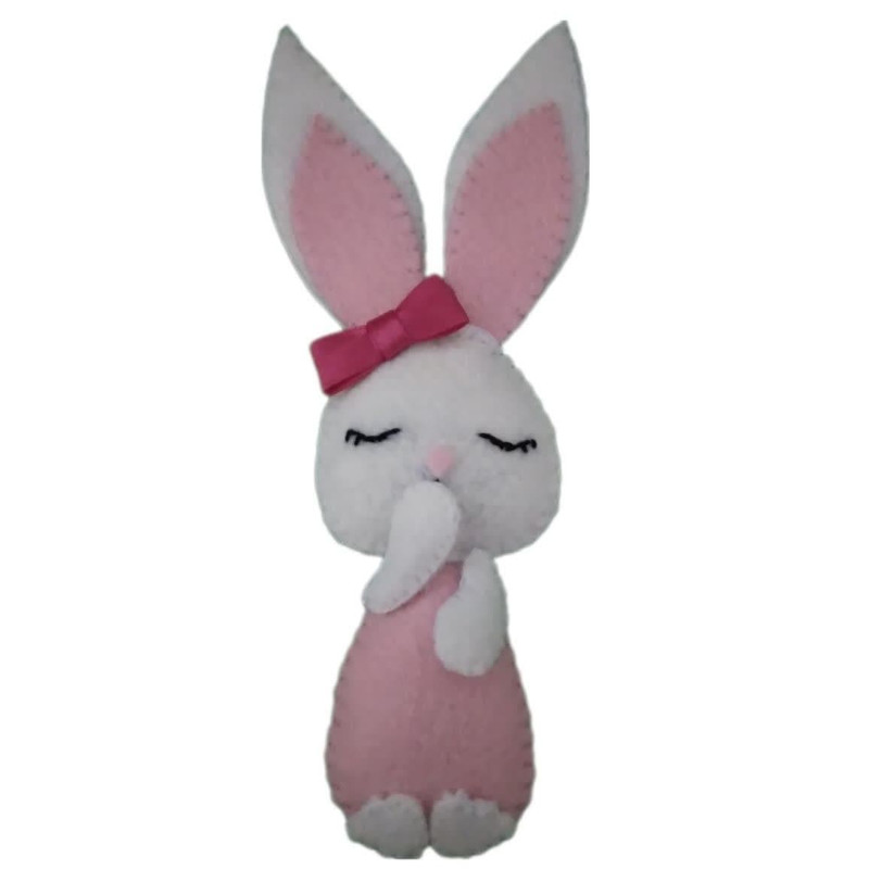 عروسک نمدی طرح خرگوش ملوس مدل M076