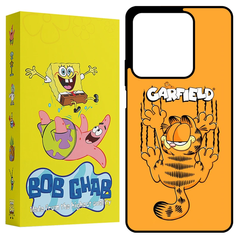 کاور باب قاب طرح گارفیلد مدل BCPN13 مناسب برای گوشی موبایل شیائومی Redmi Note 13 4G