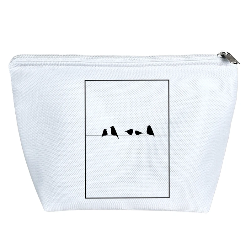 کیف لوازم آرایش دخترانه خندالو مدل پرنده مینیمال کد H853