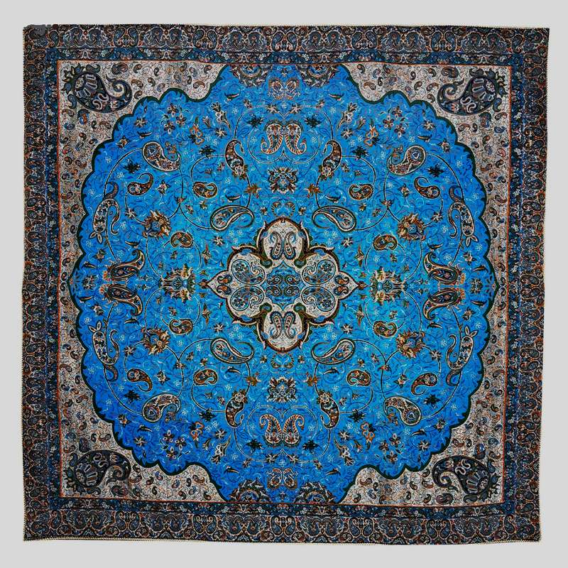 رومیزی ترمه طرح شاه عباسی مدل ABI11CH-95