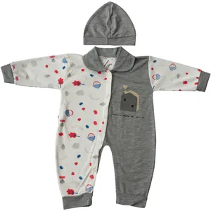 ست سرهمی و کلاه نوزادی مدل HH39