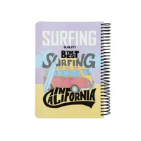 دفتر مشق 200 برگ سم مدل سه بعدی طرح Surfing