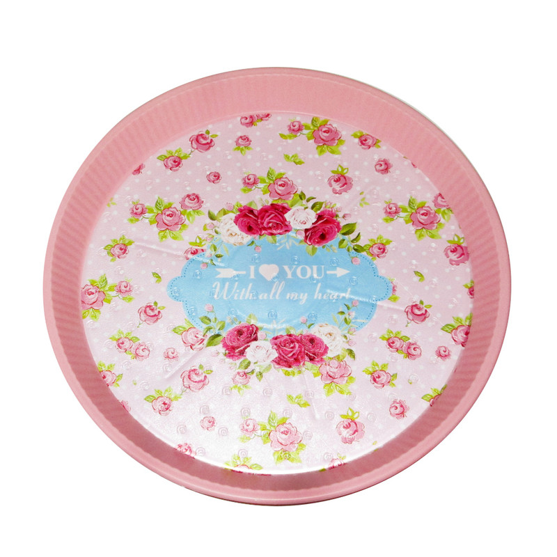 سینی مدل I Love you flower02 کد A300