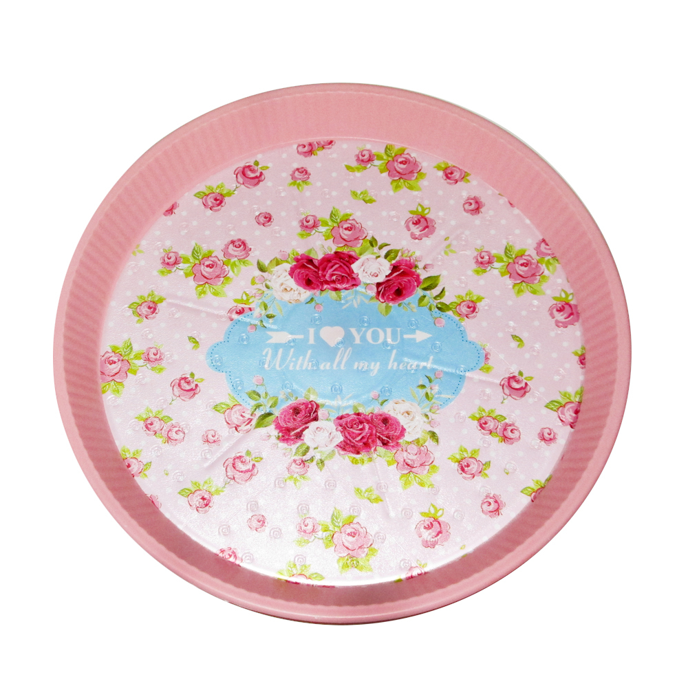 سینی مدل I Love you flower02 کد A300