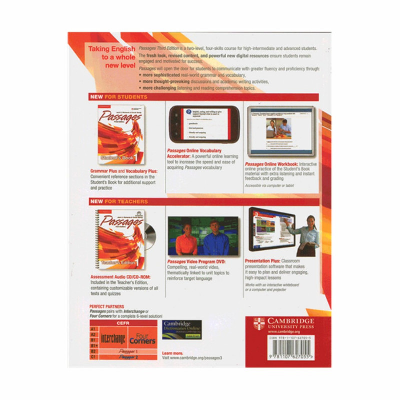 کتاب Passages 3rd 1 اثر Jack C. Richards انتشارات کمبریج