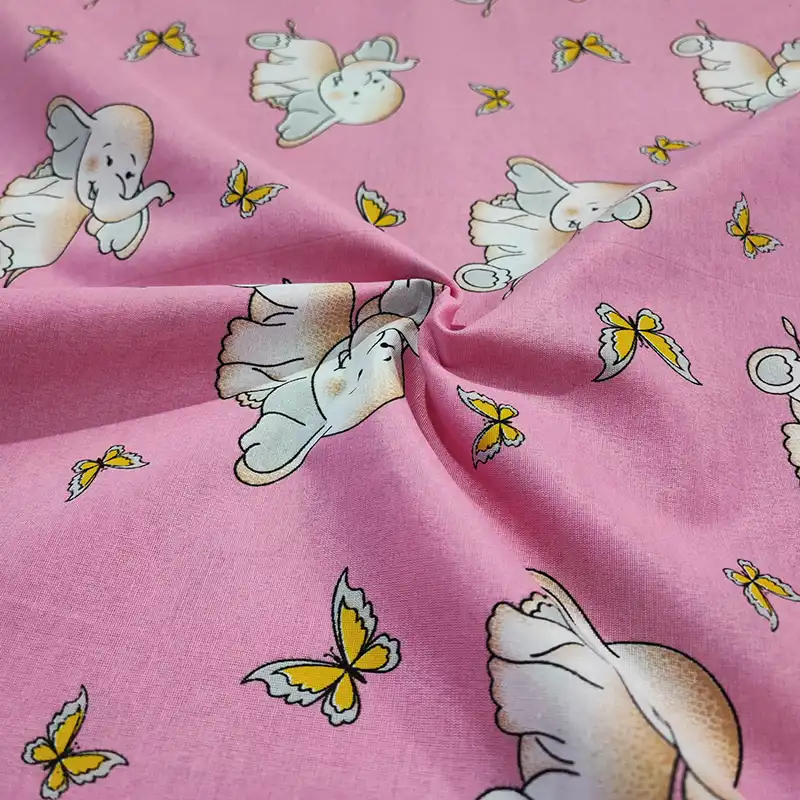 پارچه ملحفه مدل کودک طرح دامبو کد A1