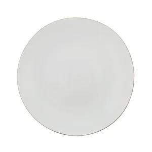 بشقاب خورش خوری آرادل مدل گرد لب طلا