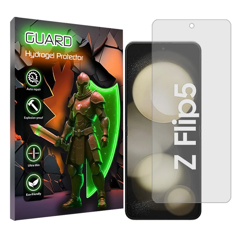 محافظ صفحه نمایش شفاف گارد مدل Tough مناسب برای گوشی موبایل سامسونگ Galaxy Z Flip5 