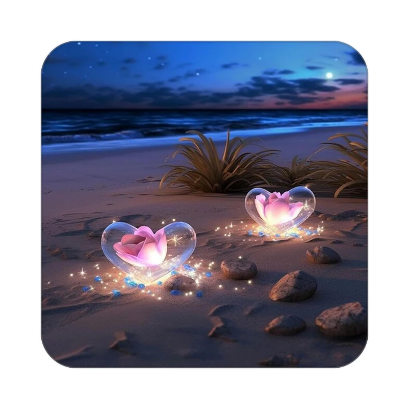 زیر لیوانی کاکتی مدل عاشقانه کد mp13831