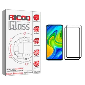 ricoo +HD Screen Protector For Xiaomi Redmi Note 9 Pack Of 2