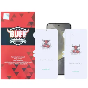 Buff HydroBull model screen protector suitable for Samsung Galaxy S24 mobile phone along with phone back protector