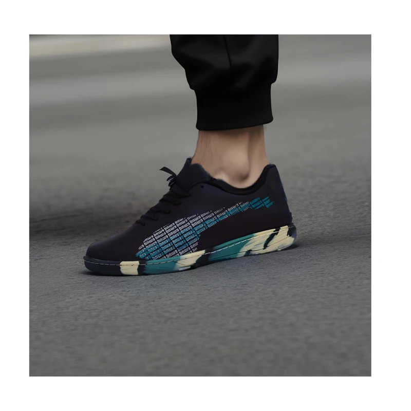 عکس شماره 7 : کفش فوتسال مردانه مدل سالنی ترمزدار pu-b