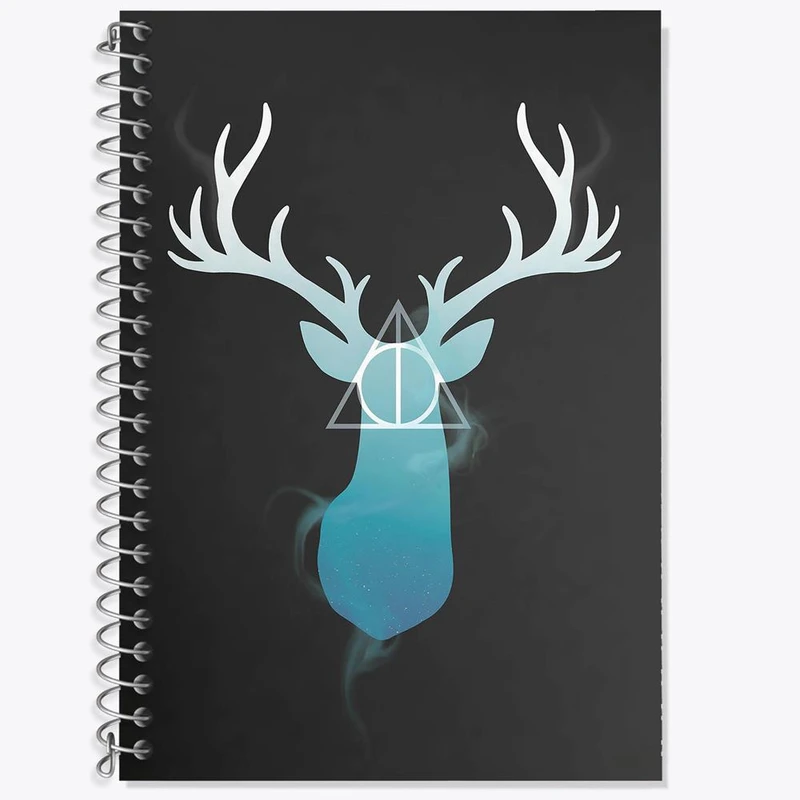 دفتر زبان 50 برگ خندالو مدل سه خط طرح هری پاتر کد 24936