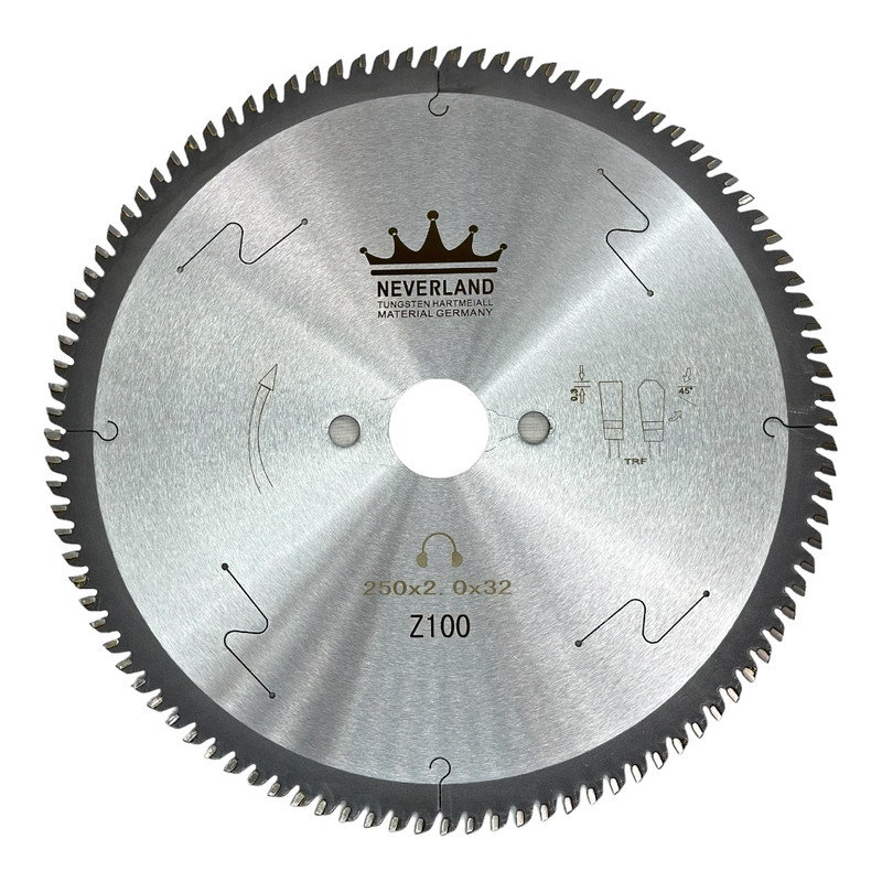 تیغه الماسه MDF نورلند مدل 250 میلیمتر PD014