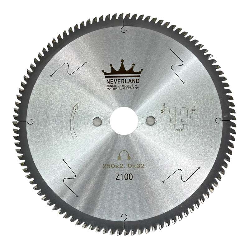 تیغه الماسه آلومینیوم نورلند مدل 250 میلیمتر PD014-2