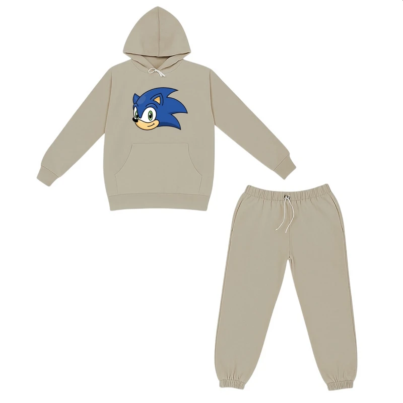 ست هودی و شلوار راحتی بچگانه مدل سونیک کد p4 