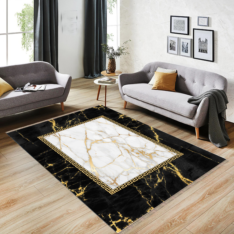 فرش پارچه ای مدل ترمز دار طرح سنگ