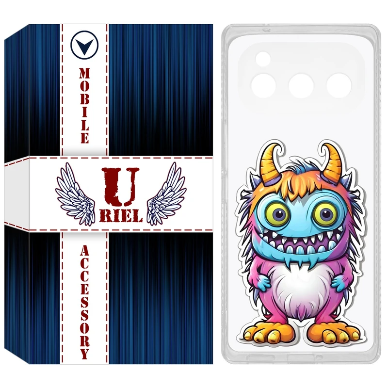 کاور یوریل مدل Clear کد 50 طرح میکروب مناسب برای گوشی موبایل داریا Bond