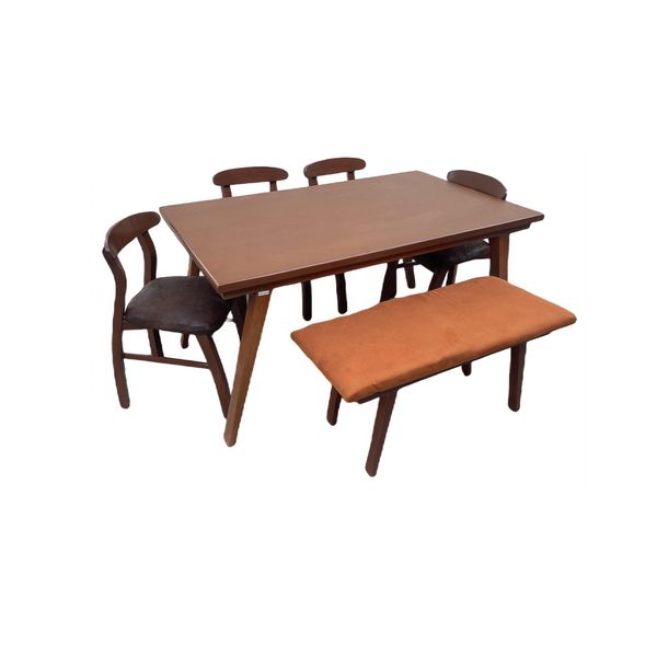 میز و صندلی ناهارخوری 6 نفره گالری چوب آشنایی مدل 794