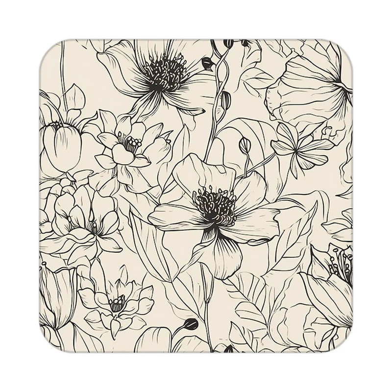 زیر لیوانی کاکتی طرح گل مدل mp18731