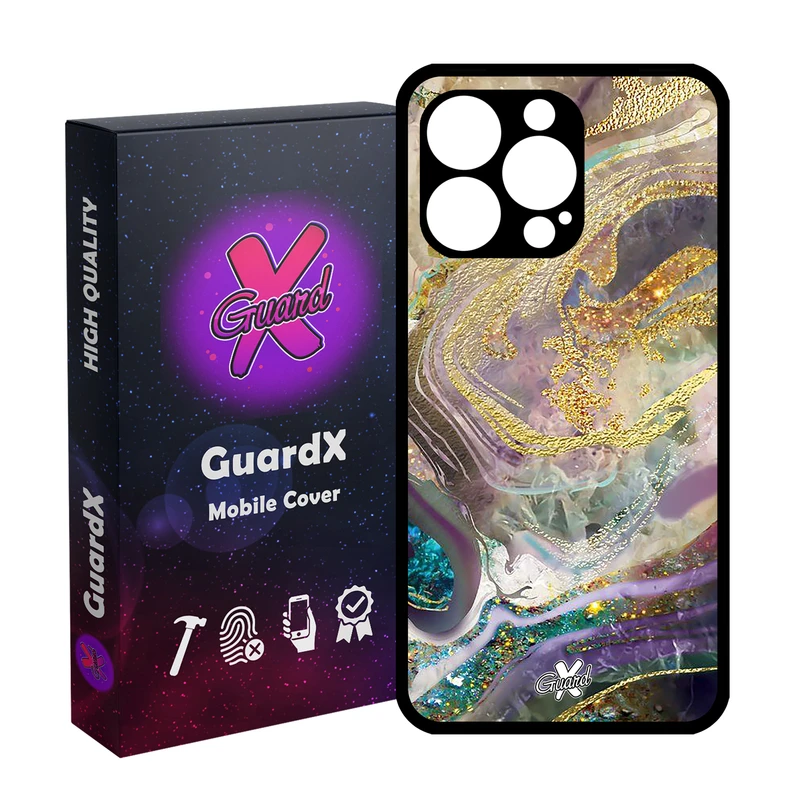 کاور گارد ایکس طرح ماربل مدل Glass10295 مناسب برای گوشی موبایل اپل iPhone 13 Pro