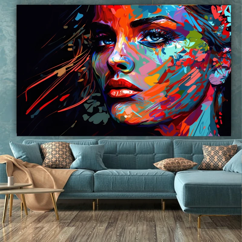 پوستر مدل بک لایت طرح شاین آرایشگاه کد BK1224