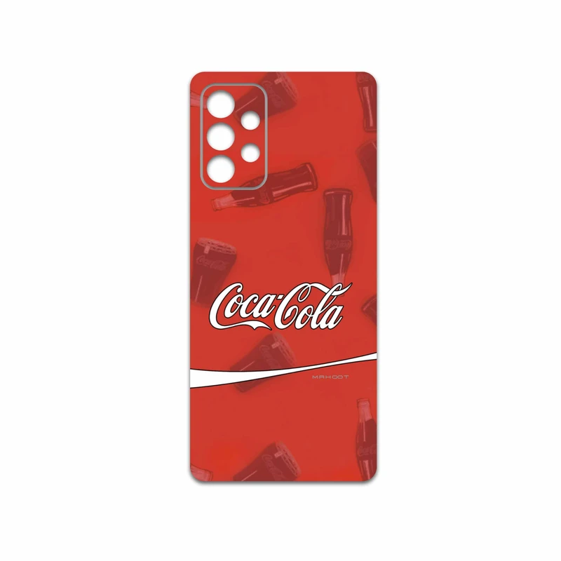 برچسب پوششی ماهوت مدل Coca-Cola-Logo مناسب برای گوشی موبایل سامسونگ Galaxy A72