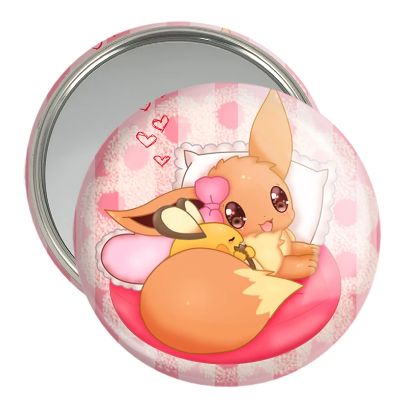 آینه جیبی خندالو مدل ایو انیمه پوکمون  کد 17336