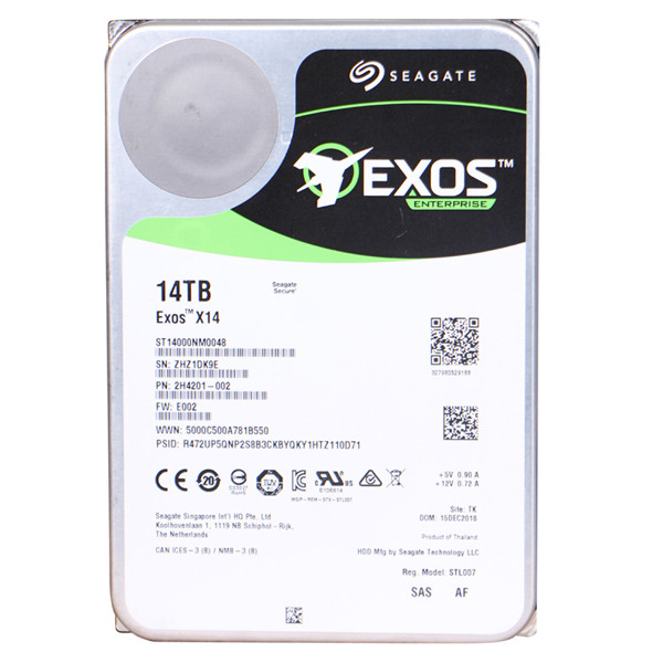 هارددیسک اینترنال سیگیت مدل ST14000NM0048 Enterprise ظرفیت 14 ترابایت