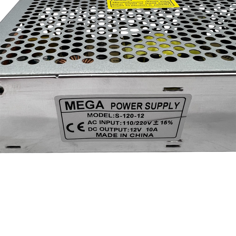 آداپتور 12 ولت 10 آمپر مگا مدل سوئیچینگ کد 12V10A
