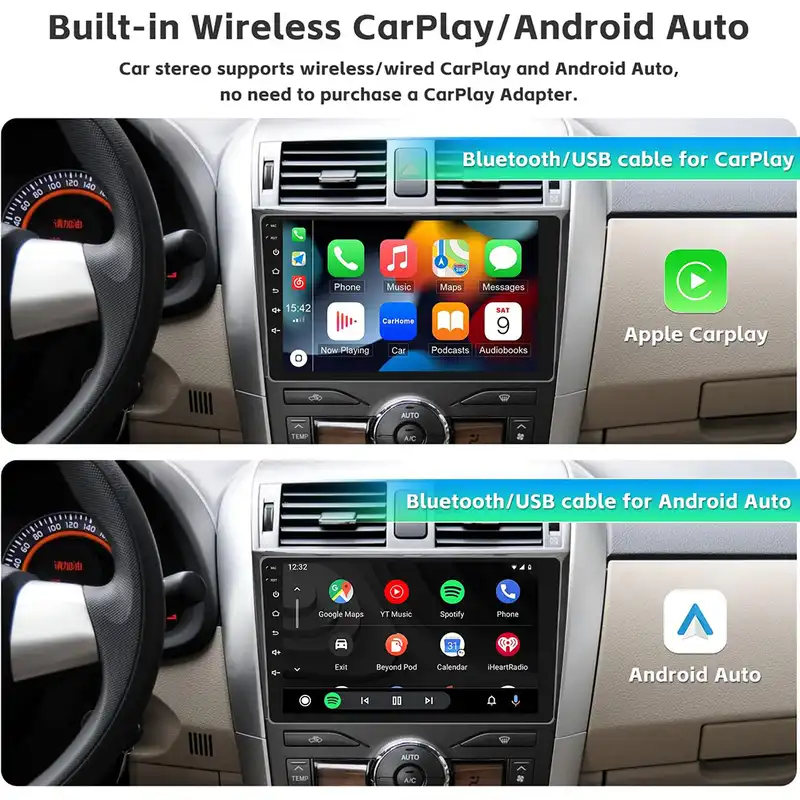 پخش کننده تصویری خودرو مدل Burmester مناسب برای تویوتا کرولا