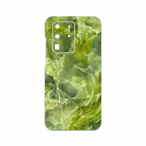 MAHOOT Green Crystal Marble Cover Sticker for Samsung Galaxy S20 Ultra