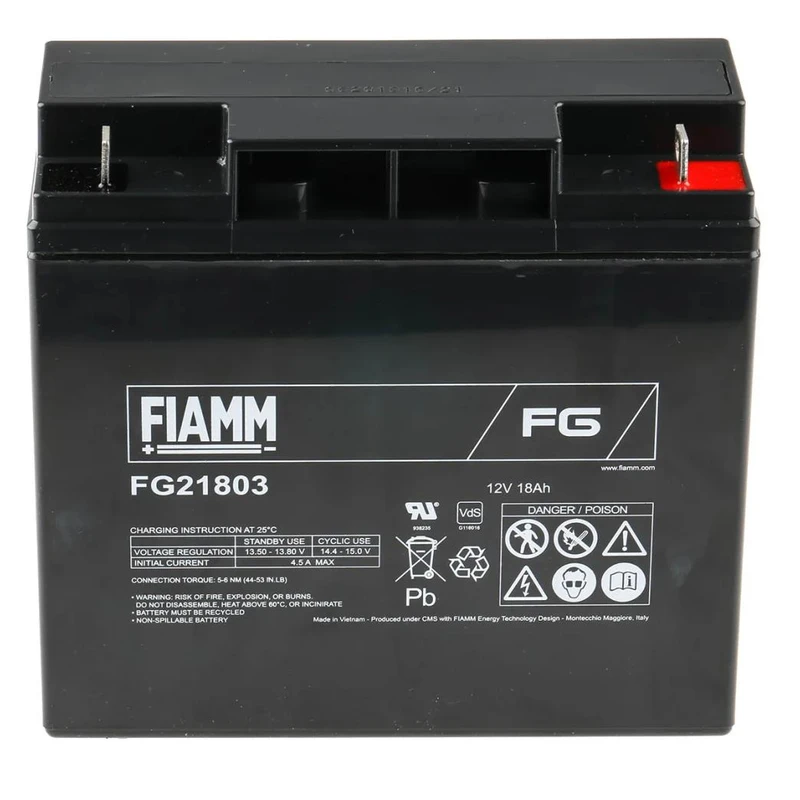 عکس شماره 3 : باتری یو پی اس 12 ولت 18 آمپر فیام مدل fg21803