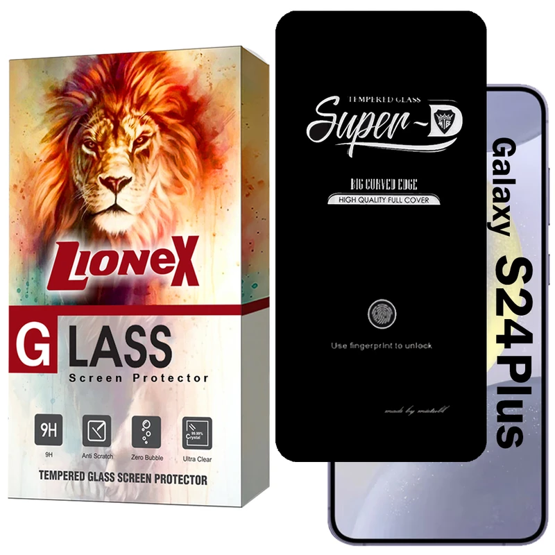 محافظ صفحه نمایش لایونکس مدل SUPERDNL مناسب برای گوشی موبایل سامسونگ Galaxy S24 Plus 5G