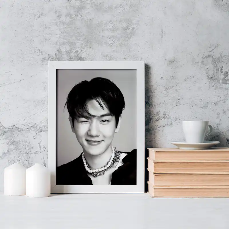 تابلو خندالو مدل بکهیون گروه اکسو EXO کد 16784