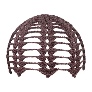 کلاه دستبافت زنانه مدل گیپوری کد 0111564