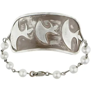 دستبند نقره زنانه مدل سماع