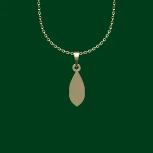 گردنبند طلا 18 عیار زنانه مدوپد مدل هندسی کد FF2-1-1068