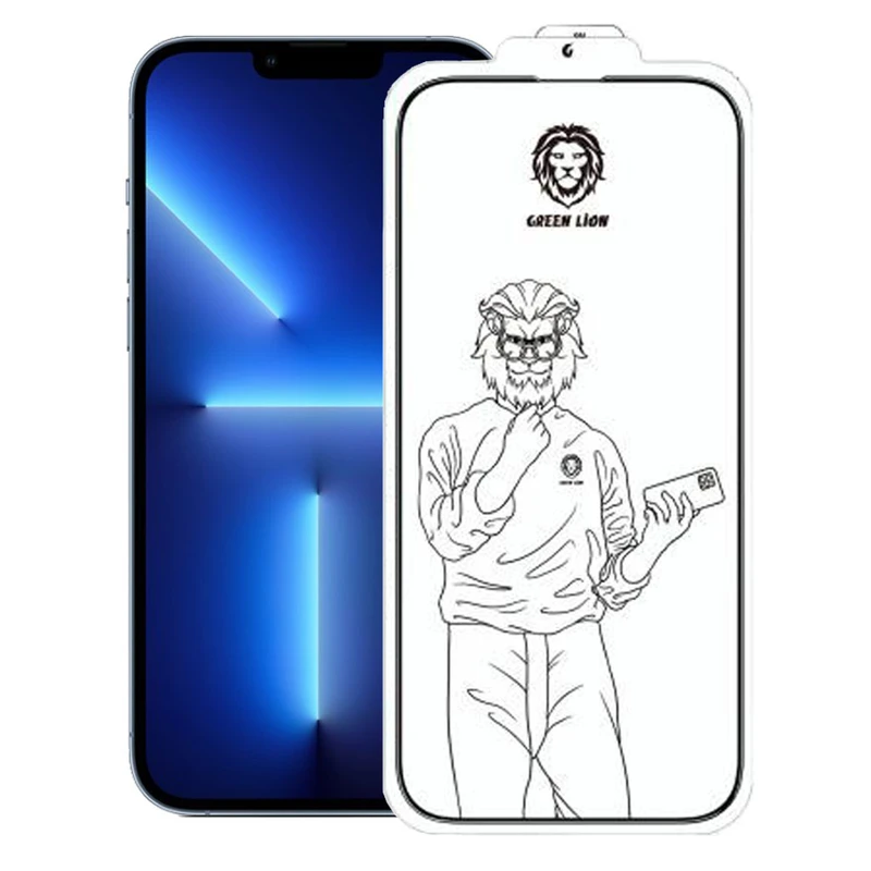محافظ صفحه نمایش گرین لاین مدل Steve Clear مناسب برای گوشی موبایل اپل iPhone 13 Pro Max/ 14 Plus