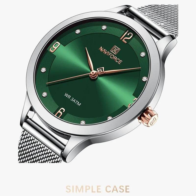 ساعت مچی عقربه ای زنانه نیوی فورس مدل NF5023 ساعت مچی عقربه ای زنانه نیوی فورس مدل NF5023