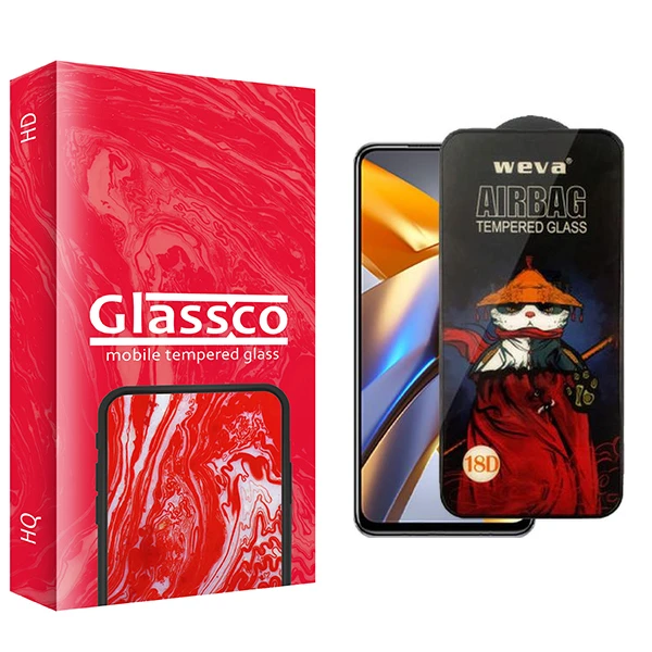 محافظ صفحه نمایش گلس کو مدل Co Airbag مناسب برای گوشی موبایل شیائومی Poco M5s