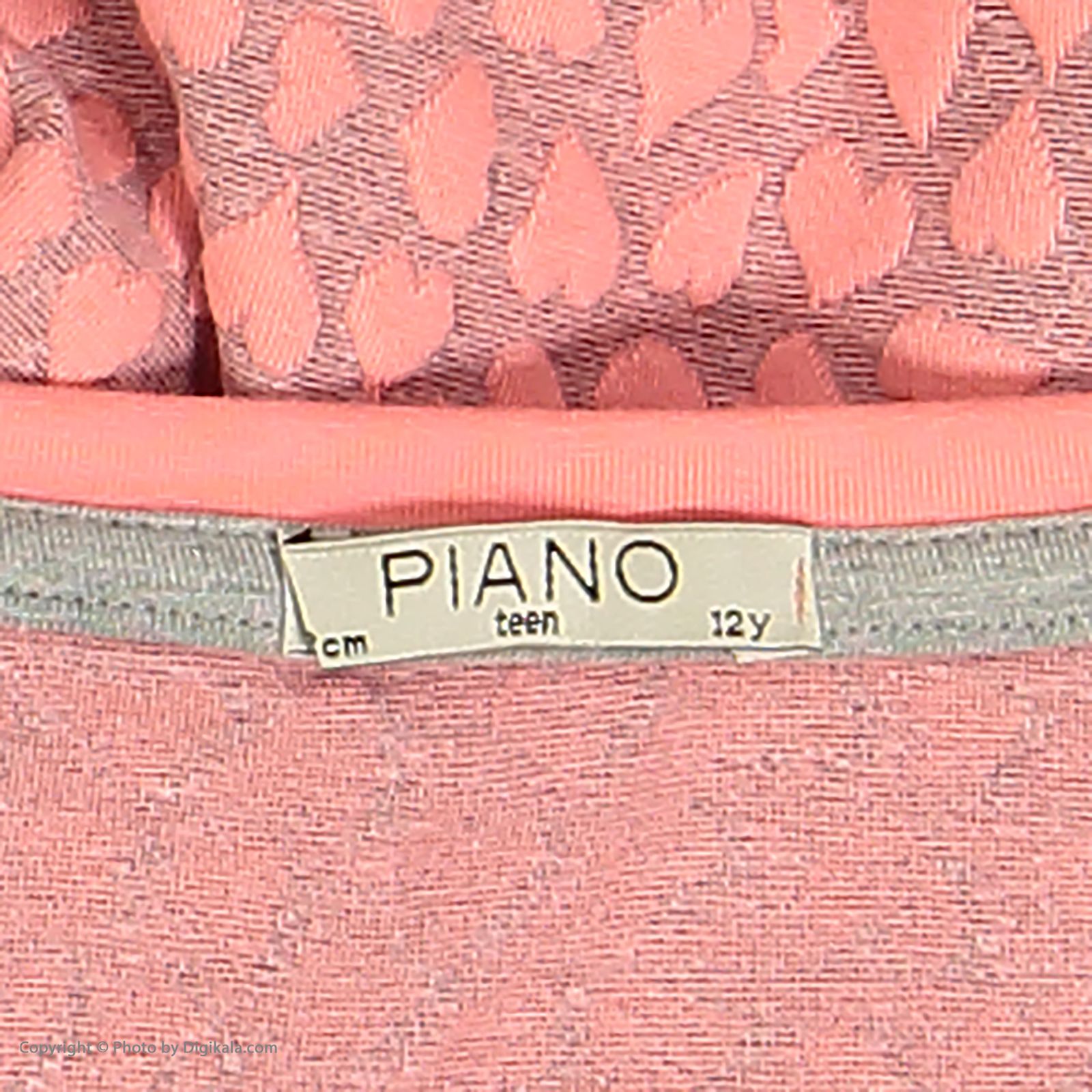 تی شرت دخترانه پیانو مدل 01816-84 -  - 5